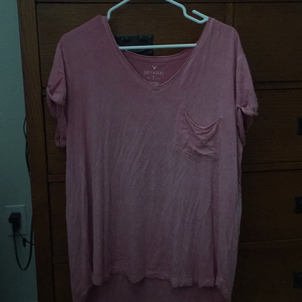 American Eagle soft and sexy pink shirt
